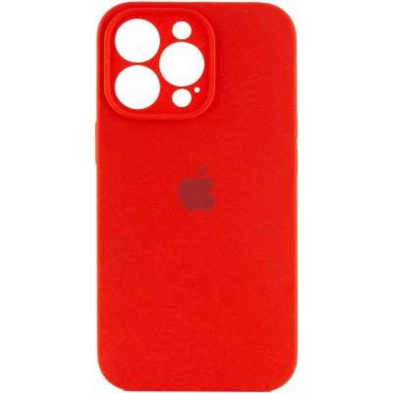 Чохол Silicone Full case with Camera Protection для iPhone 12 Pro Max Red (14)