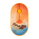 Миша 2Е MF300 CAPYBARA:SUNSET Silent WL BT, жовтий