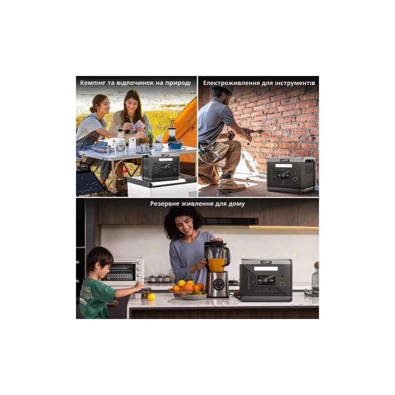 Зарядна станція SolarPlay BCQ2501 2400W 2160Wh (BCQ2501)