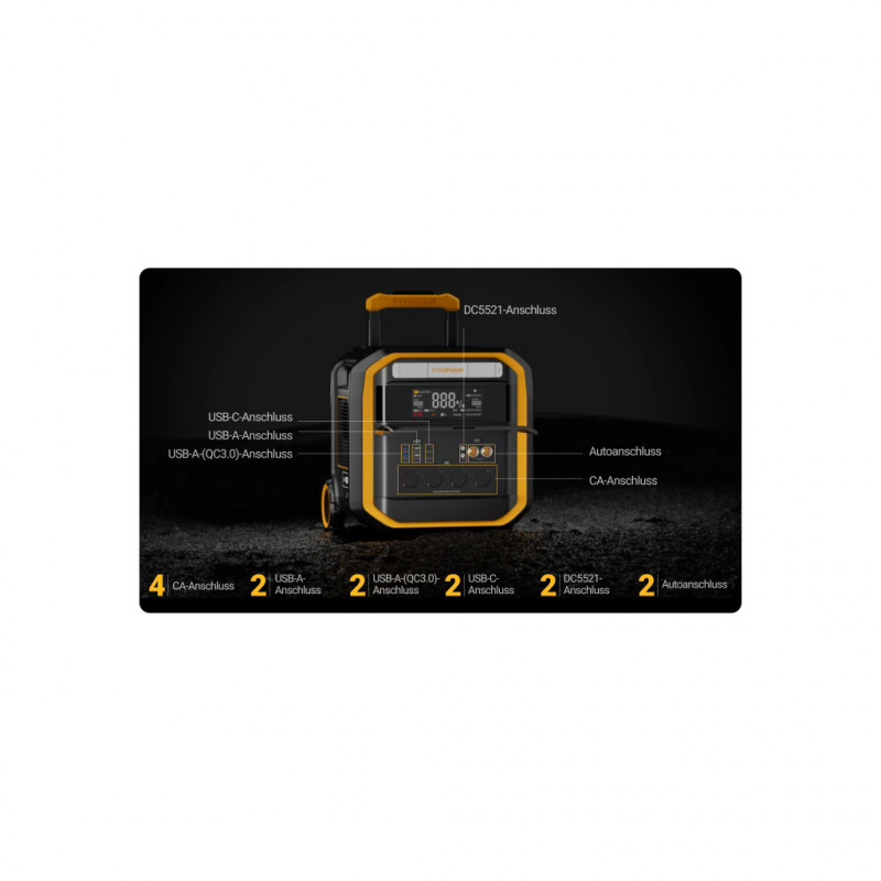 Зарядна станція Vtoman FlashSpeed Pro 3600 3600W 3096Wh LiFePO4 (FlashSpeed Pro 3600)