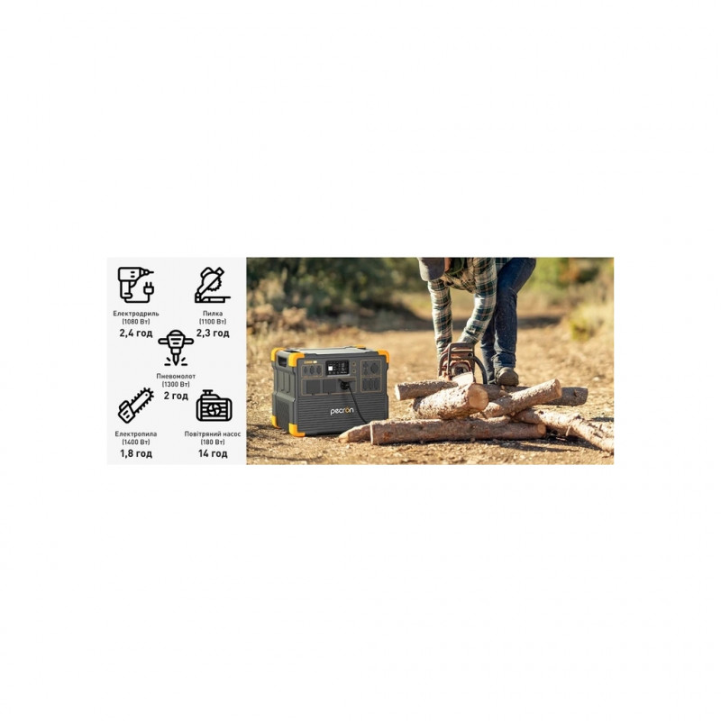 Зарядна станція Pecron 3600W 3072Wh (E3600LFP)