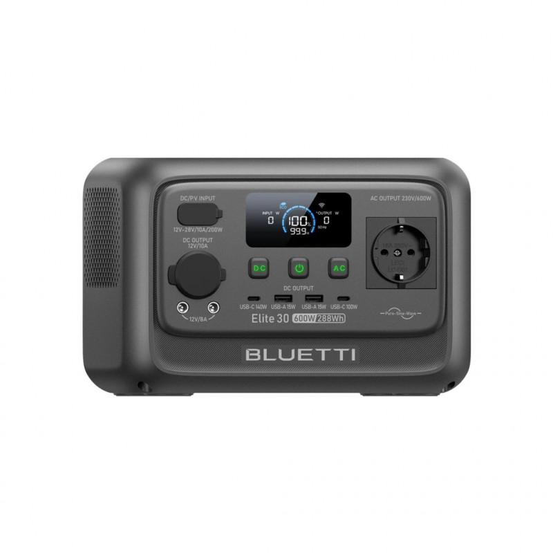 Зарядна станція BLUETTI Elite 30 V2, 600W, 288Wh (EL30V2)