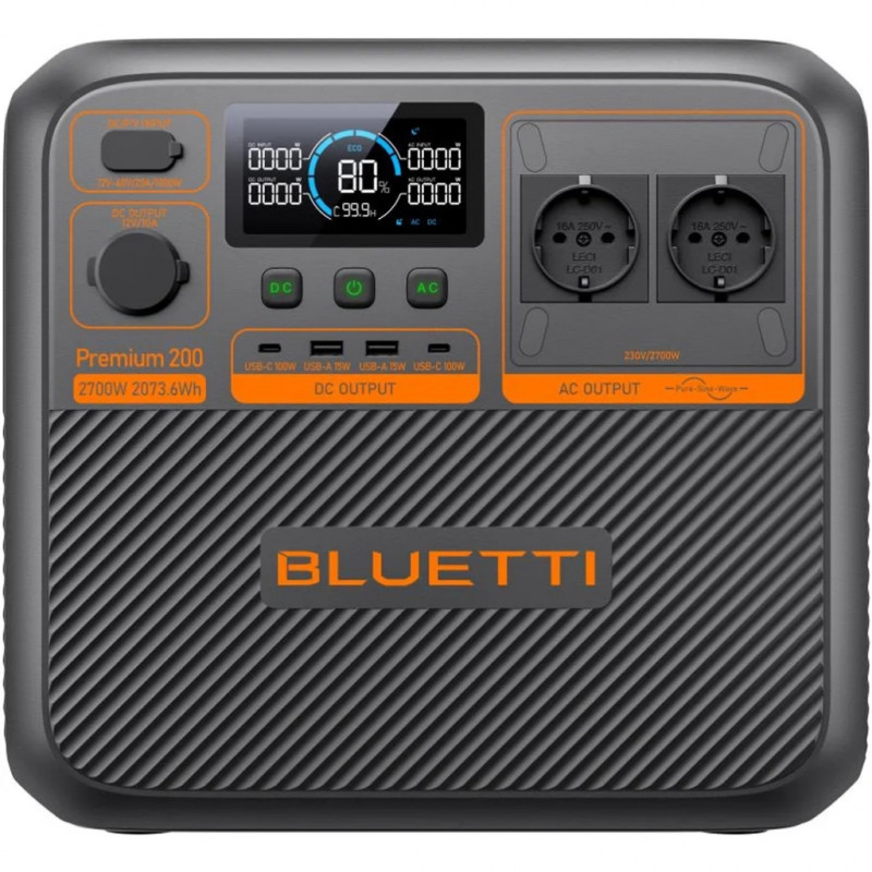 Зарядна станція BLUETTI PREMIUM 200 V2 2700W (PREMIUM 200 V2)