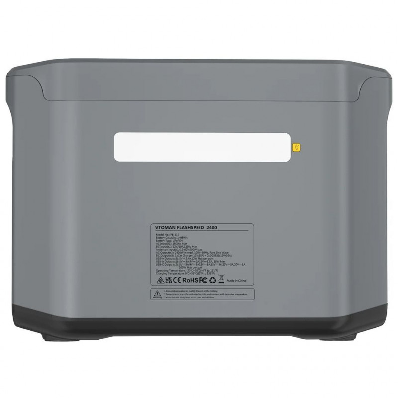 Зарядна станція Vtoman FlashSpeed 2400 2400W 1408Wh LiFePO4 (FlashSpeed 2400)
