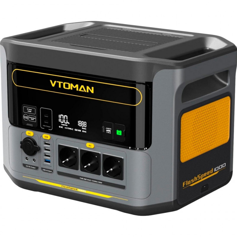 Зарядна станція Vtoman FlashSpeed 1000 PB-85 1000W 828Wh (FlashSpeed 1000)