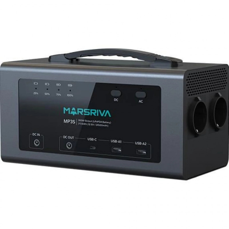 Зарядна станція Marsriva MP3S 300W 313.6Wh LiFePO4 (MP3SV2_MARSRIVA)