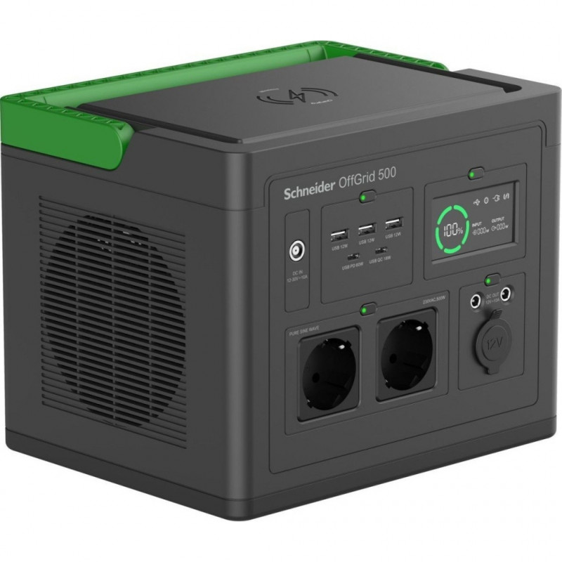 Зарядна станція Schneider Electric 500, 517Wh (PPS500-GR)