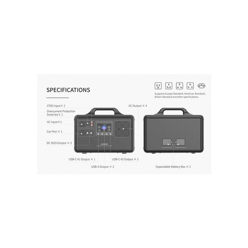 Зарядна станція Marstek S2200-Pro 2400W 2240Wh (S2200-Pro)