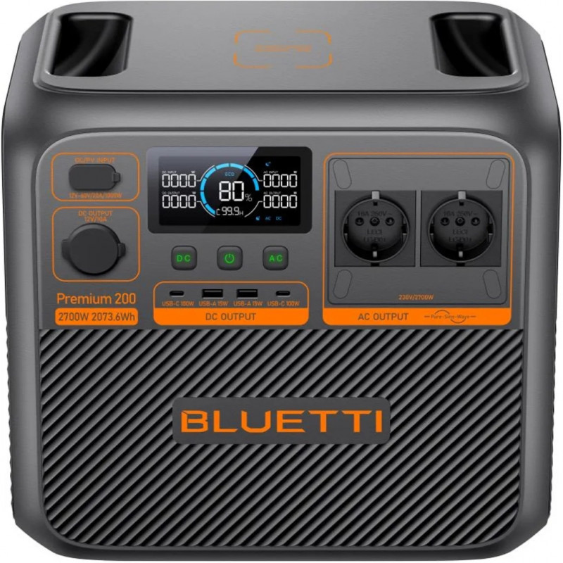 Зарядна станція BLUETTI PREMIUM 200 V2 2700W (PREMIUM 200 V2)