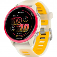 Смарт-годинник Garmin Forerunner 570 42mm Raspberry Aluminum Translucent Bone/Mango Band (010-02970-02/42)