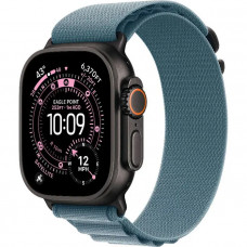 Смарт-годинник Apple Watch Ultra 3 GPS + Cellular 49mm Black Tit. Case w. Light Blue Alpine Loop Medium (MF254+MG9L4)