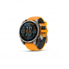 Смарт-годинник Garmin Fenix 8 47mm AMOLED Sapphire Titanium Spark Orange/Graphite (010-02904-10/11)
