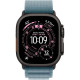 Смарт-годинник Apple Watch Ultra 3 GPS + Cellular 49mm Black Tit. Case w. Light Blue Alpine Loop Medium (MF254+MG9L4)