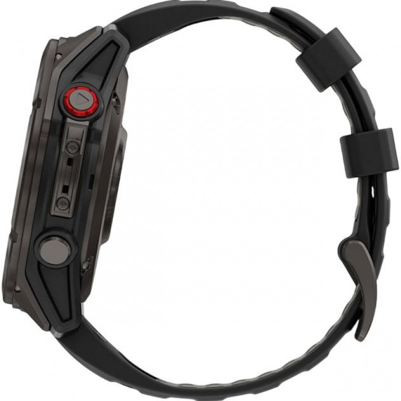 Смарт-годинник Garmin Fenix 8 Pro 51mm AMOLED Carbon Gray DLC Titanium Black/Pebble Gray (010-03199-00/01)