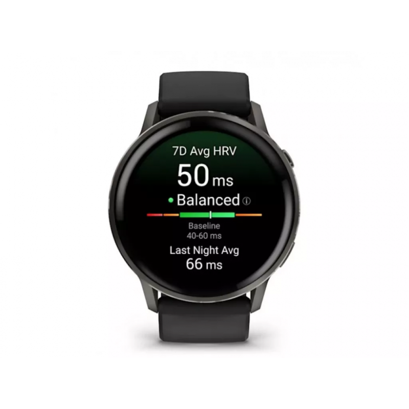 Смарт-годинник Garmin Venu 4 45 mm Slate Black (010-03014-00)