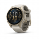 Смарт-годинник Garmin Fenix 8 43mm AMOLED Sapphire Soft Gold Fog Gray Dark Sandstone Band (010-02903-10)