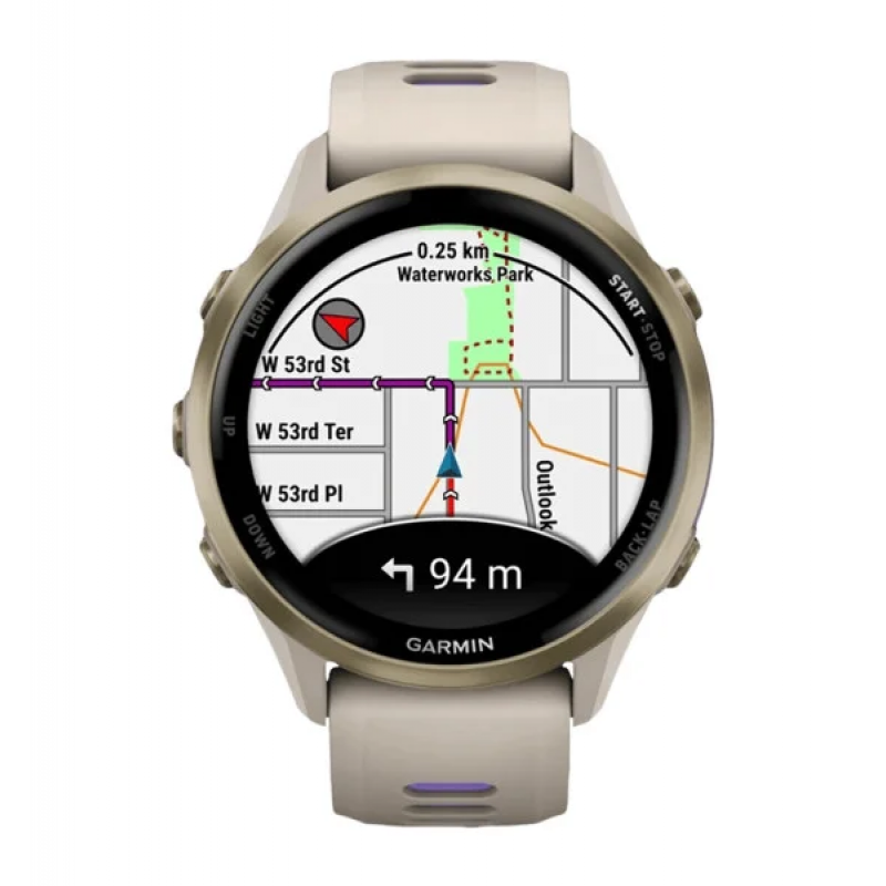 Смарт-годинник Garmin Forerunner 970 Soft Gold Titanium French Gray (010-02969-02/12)