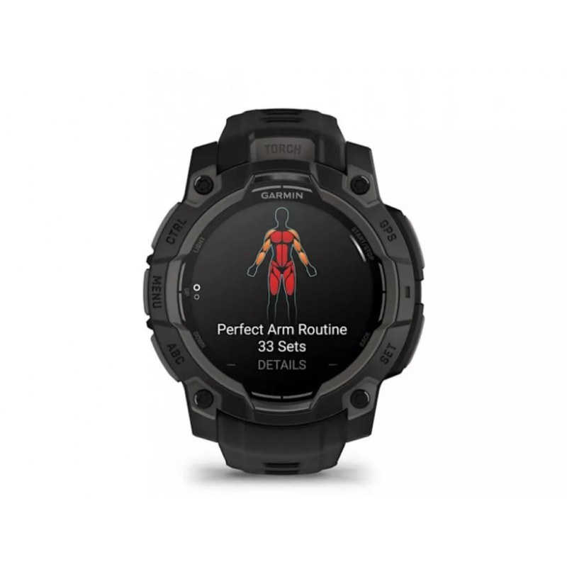 Смарт-годинник Garmin Instinct 3 45mm AMOLED Black with Black Band (010-02936-00/40)