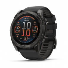 Смарт-годинник Garmin Fenix 8 51mm AMOLED Sapphire Carbon Gray DLC Titanium Black/Pebble Gray (010-02905-20/21)