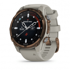 Смарт-годинник Garmin Descen Mk3i 43 mm Bronze PVD Titanium French Gray (010-02753-13/14)