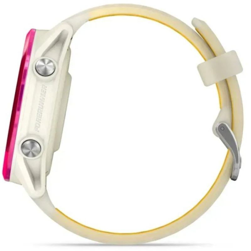 Смарт-годинник Garmin Forerunner 570 42mm Raspberry Aluminum Translucent Bone/Mango Band (010-02970-02/42)