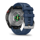 Смарт-годинник Garmin quatix 8 Pro AMOLED Marine GPS Smartwatch 47mm in Titanium with Blue Silicone Band (010-03198-50)