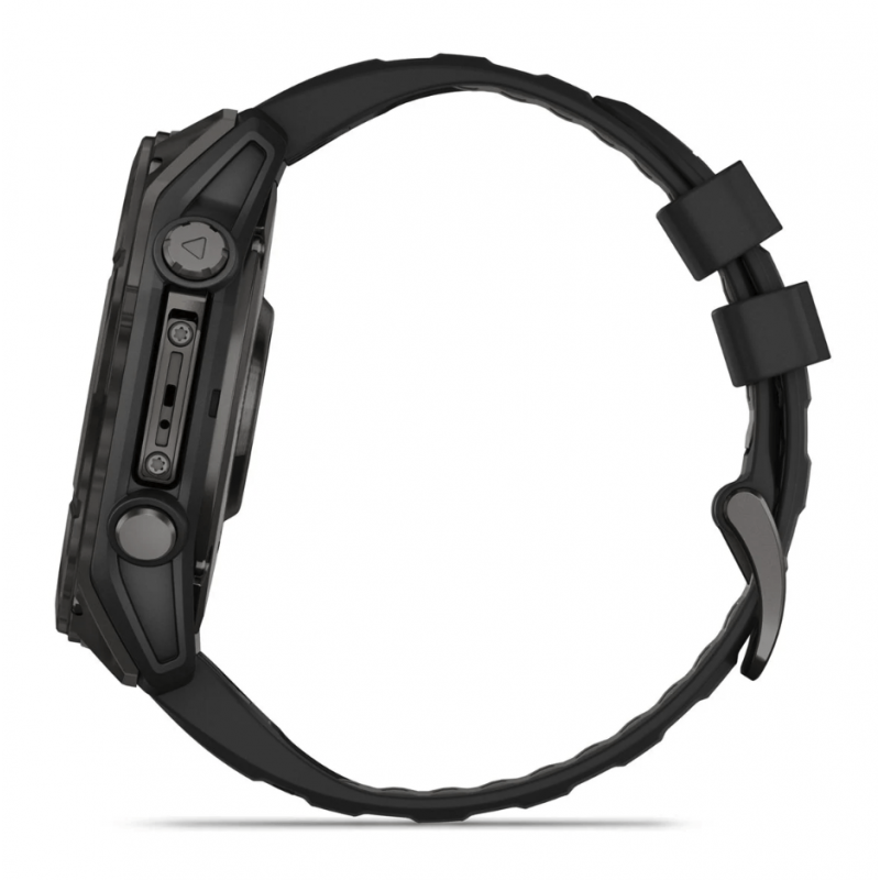 Смарт-годинник Garmin Fenix 8 51mm AMOLED Sapphire Carbon Gray DLC Titanium Black/Pebble Gray (010-02905-20/21)