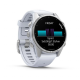 Смарт-годинник Garmin Fenix 8 43mm AMOLED Silver Whitestone Silicone Band (010-02903-00)