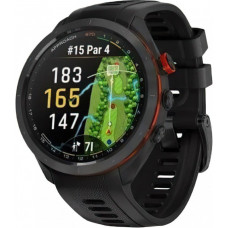 Смарт-годинник Garmin Approach S70 47mm Black Ceramic Bezel Black Band (010-02746-02)