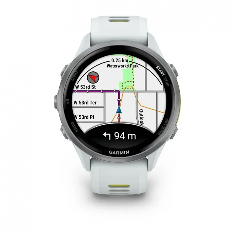 Смарт-годинник Garmin Forerunner 970 Titanium Whitestone (010-02969-01/11/61)