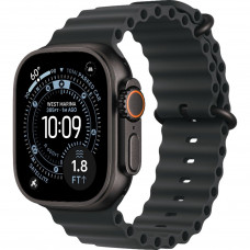 Смарт-годинник Apple Watch Ultra 3 GPS + Cellular 49mm Black Tit. Case Black Ocean Band (MF0J4)