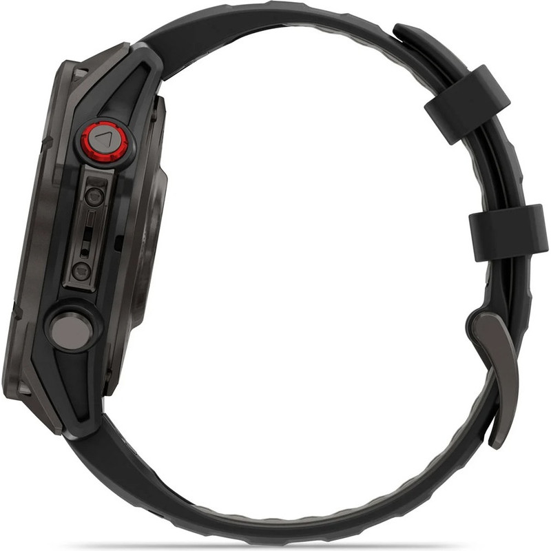 Смарт-годинник Garmin Fenix 8 Pro 47 mm AMOLED Carbon Gray DLC Titanium Black/Pebble Gray (010-03198-00/01)