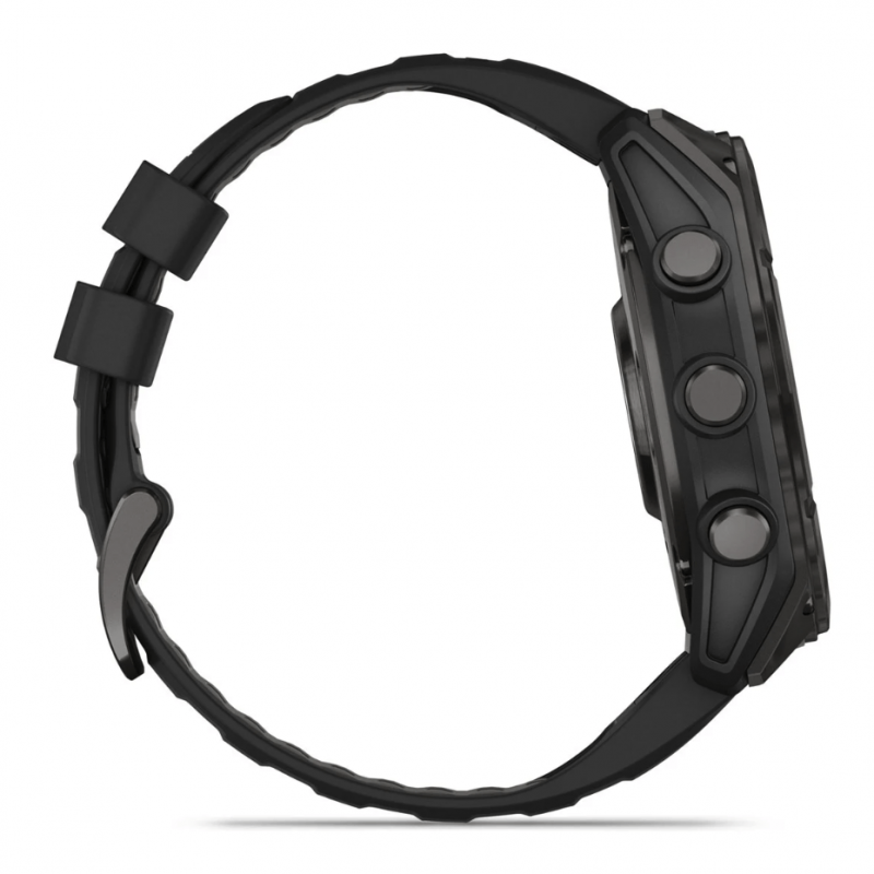 Смарт-годинник Garmin Fenix 8 51mm AMOLED Sapphire Carbon Gray DLC Titanium Black/Pebble Gray (010-02905-20/21)