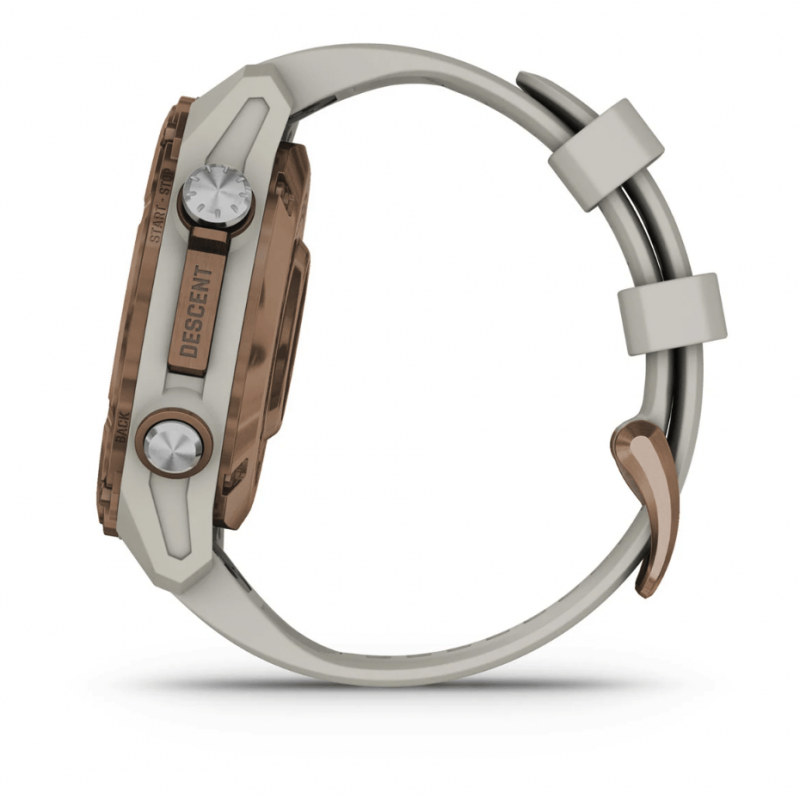 Смарт-годинник Garmin Descen Mk3i 43 mm Bronze PVD Titanium French Gray (010-02753-13/14)