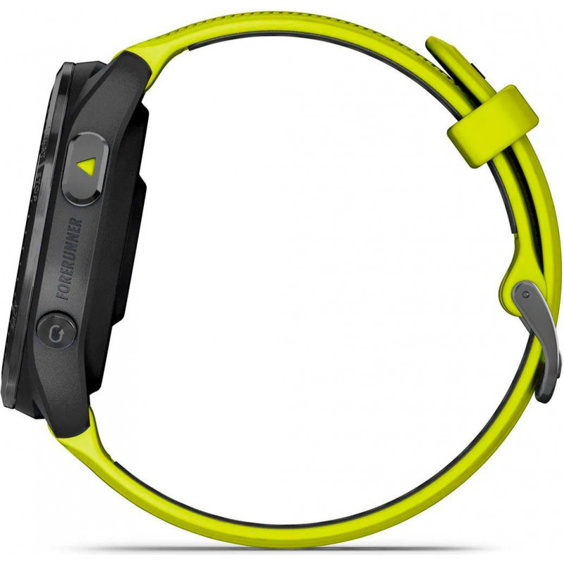 Смарт-годинник Garmin Forerunner 965 Carbon Gray Titanium Bezel w. Black Case and Amp Yell/Black S. Band (010-02809-02)