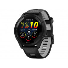 Смарт-годинник Garmin Forerunner 265 Black Bezel and Case w. Black/Powder Gray Silicone Band (010-02810-00/10/50)